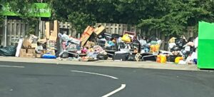 Shocking image shows piles of rubbish at Nantwich supermarket