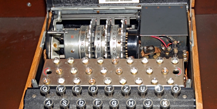 Enigma coding machine - museum autumn talks