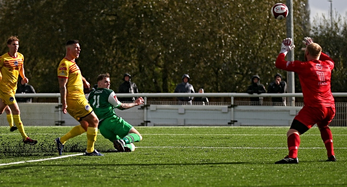 First-half - first Dabbers goal - Connor Heath (1)