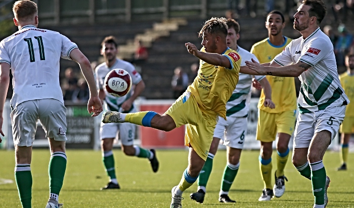 Second-half - Kai Evans controls the ball (2)
