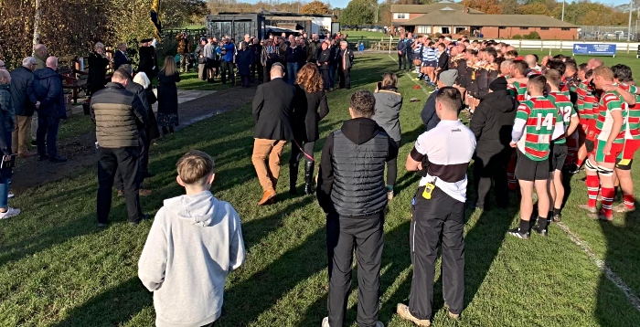 Crewe & Nantwich teams pause for Remembrance service