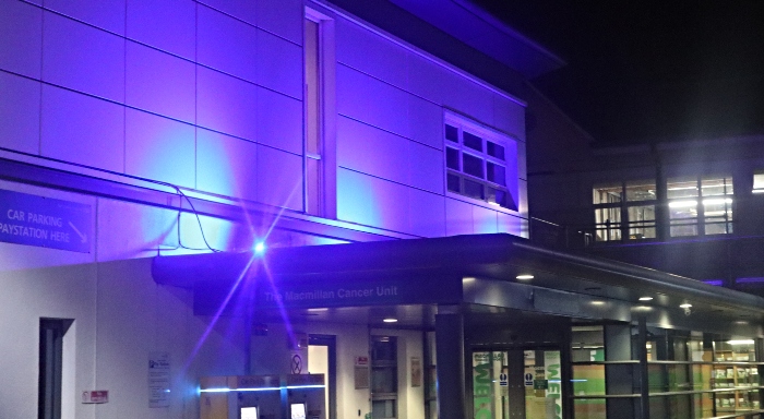 turning blue - Macmillan Cancer Unit at Leighton Hospital 2 (1)