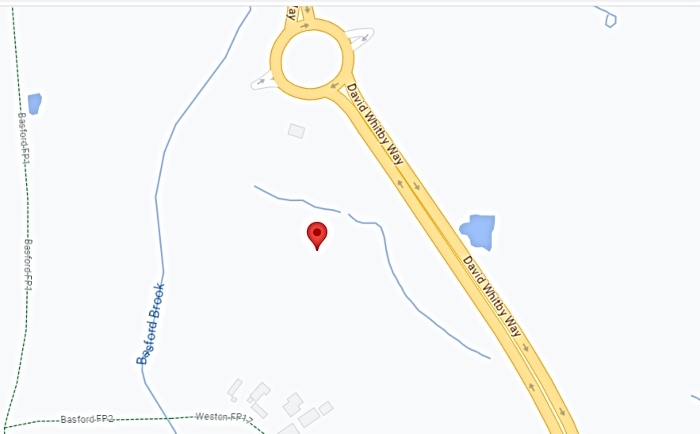 google map of new cheshire police station