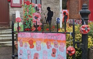 Villagers in Shavington mark Remembrance with community garden