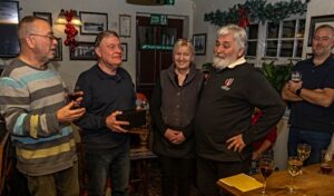 Couple who run village pub near Nantwich honoured by locals