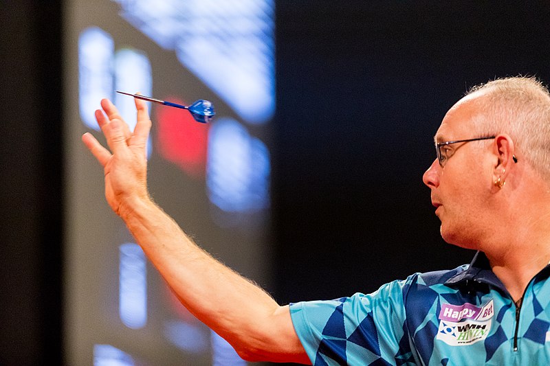Ian White darts - pic by Sven Mandel under creative commons licence