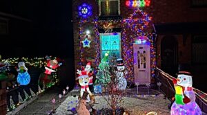 Christmas lights bring festive cheer to local community