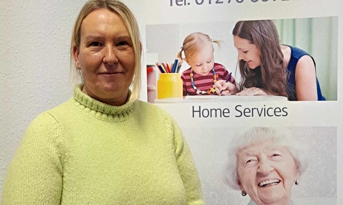 Claire Ratcliffe - new manager at SureCare Central Cheshire