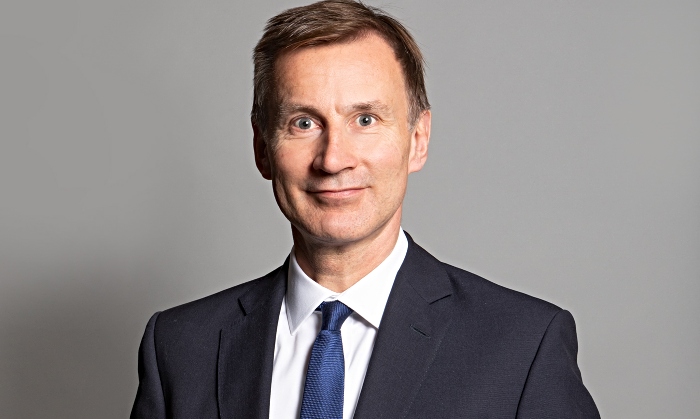 Jeremy Hunt MP Chancellor - pic under creative commons licence by Richard Townshend