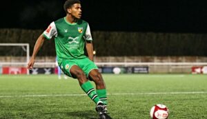 Second-half - Nathan Okome on the ball (1)