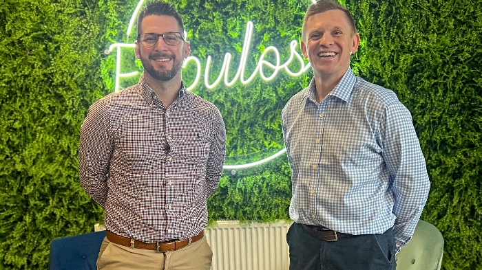 Group Finance Director at Fabulosa, Tom Mitten (left) and Head of Marketing at Fabulosa, Charles Du Pre (right)