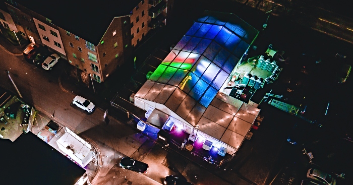 The Studio - aerial shot of The Bank Stage last year (1)