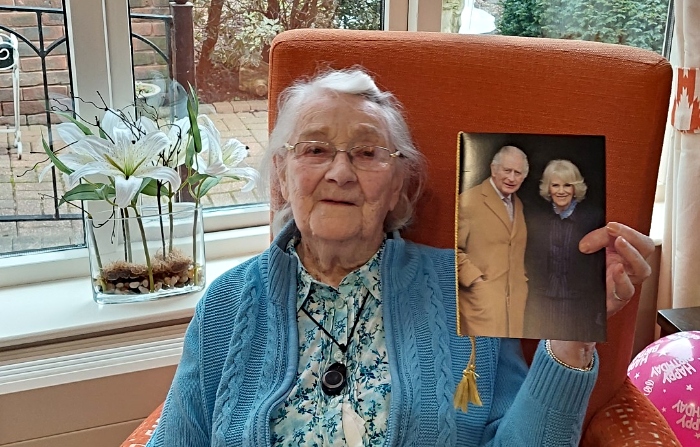 bells ring out for Rachel Sherwin celebrating 100th birthday at Richmond VIllage