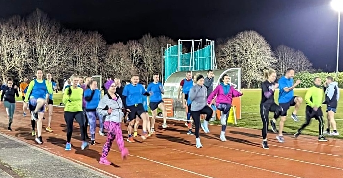 South Cheshire Harriers track session