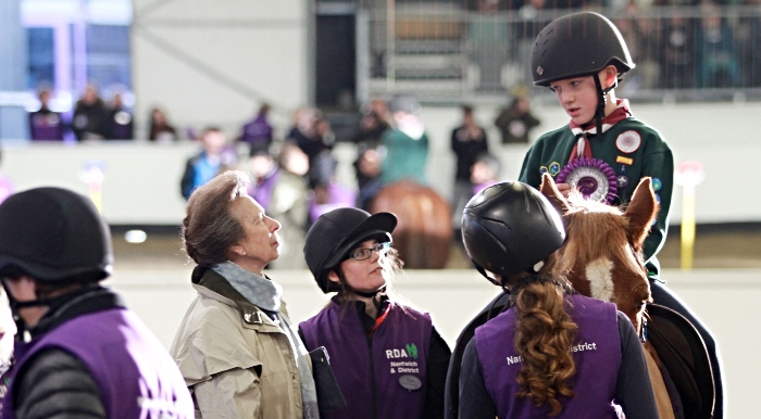 The Princess Royal talks to rider Theo (1)