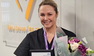 ‘Exceptional’ Leighton Hospital nurse scoops prestigious award