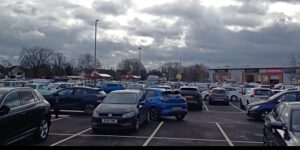 Traffic chaos at Sainsbury’s Nantwich after water leak at roundabout