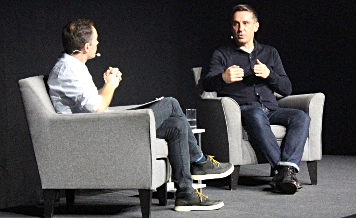 Gary Neville at Cheshire College