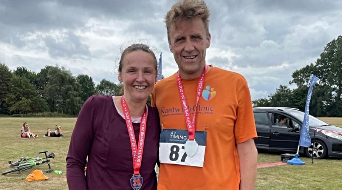 Tom and Gill Fox Nantwich Clinic Brighton Marathon Chance Changing Lives