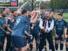 Nantwich Pirates celebrate winning FA Vase Cup over Cheshire Cat