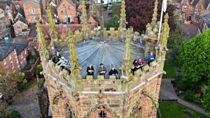 Ascension Day Service takes place at top of St Mary’s Nantwich