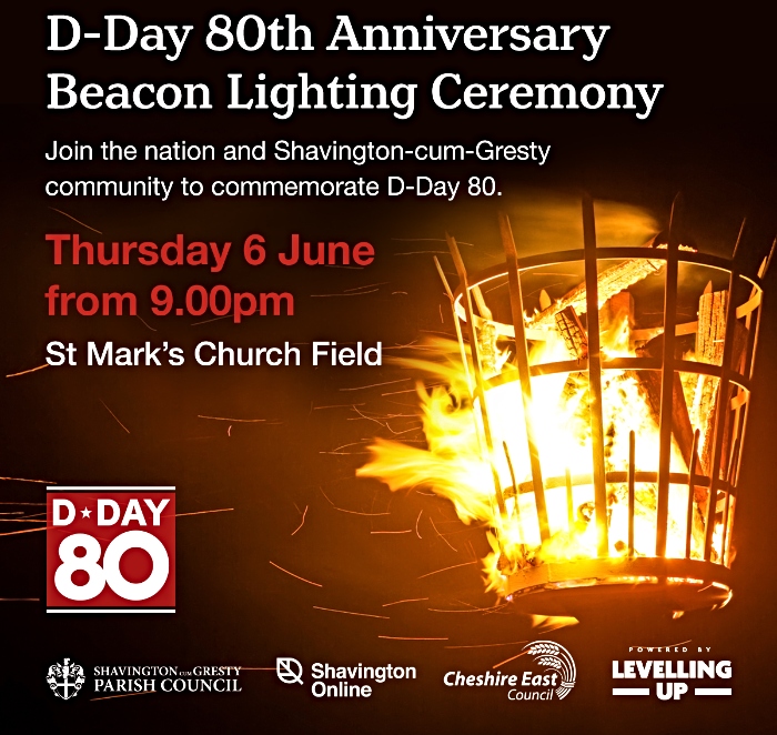 Beacon Lighting - D-Day celebrations Shavington