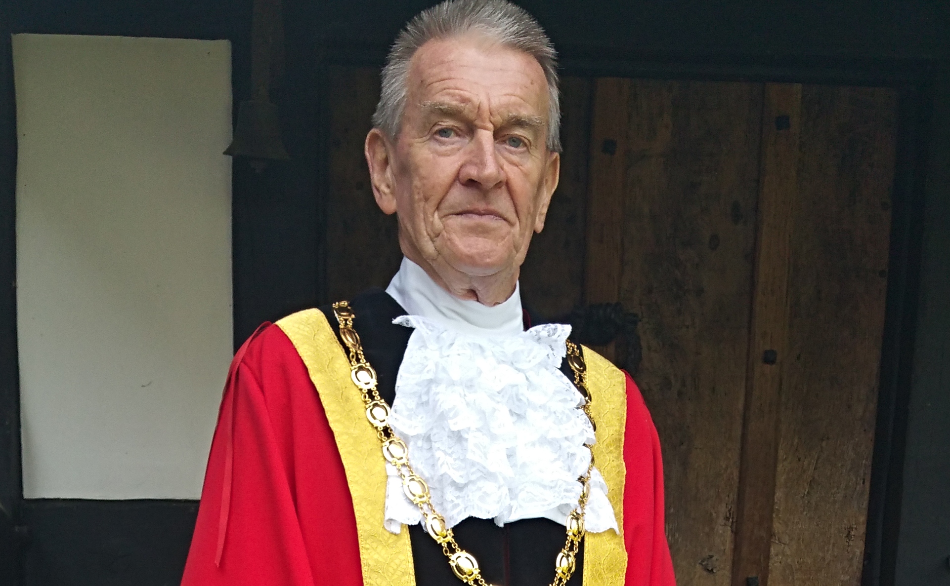 Councillor Stuart Bostock in Mayoral Robes (1)