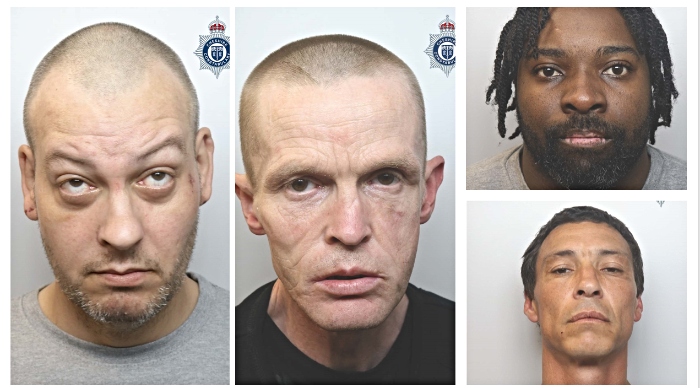 Four men jailed for street brawl