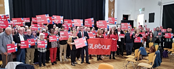 Launch of Labour election campaign at Crewe and Nantwich