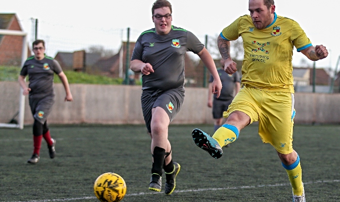 football-a-thon - Nantwich Town Disability Football players in action (1)