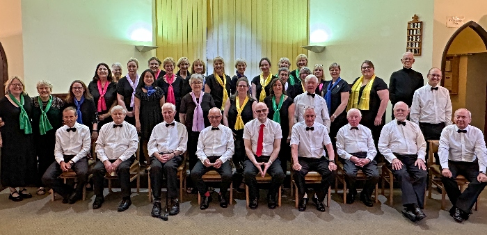 Wistaston Singers group photo during the interval (1)