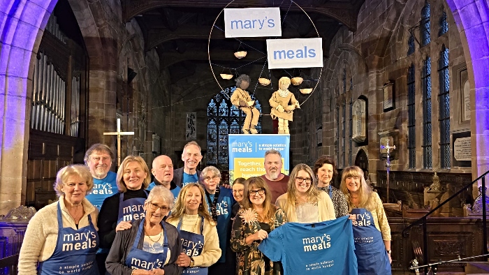 Mary’s Meals musicians and volunteers at St Mary’s Acton (1)