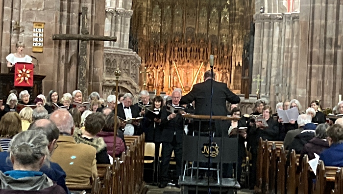 Nantwich Choral Society performing