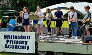 Willaston Primary Academy pupils perform in the arena (1)