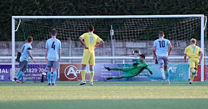 First-half - Cables equalize from the penalty spot