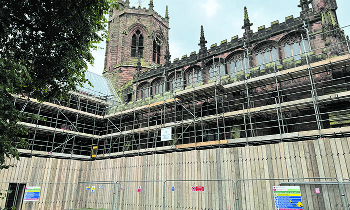 Restoration of the North & East Elevations of St. Mary's (1)