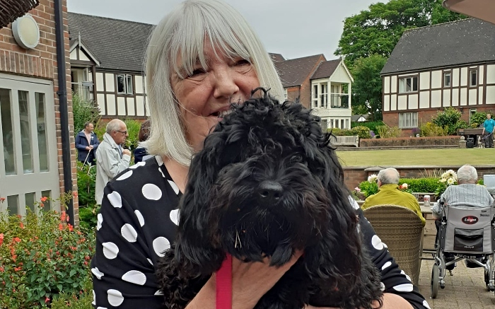 dog show at richmond village nantwich