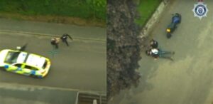 Dramatic police chase with motorcyclists ends near Nantwich