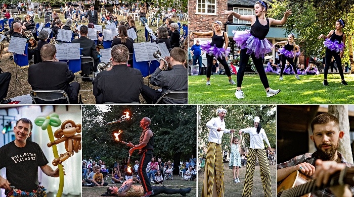 town centre entertainment and acts - food festival