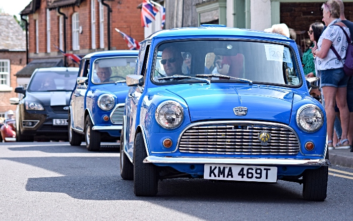 Austin Mini Van in the vehicle parade (1)