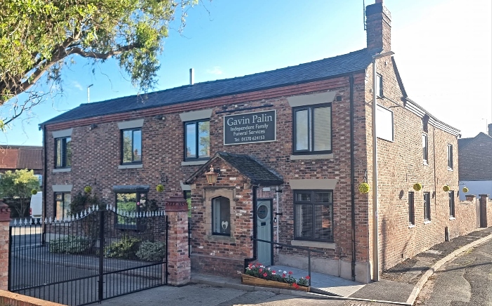 Gavin Palin funeral directors in former Rifleman pub