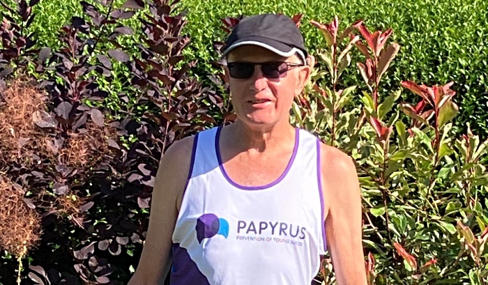 Mark Woodward - PAPYRUS marathon runner