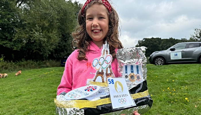 Best designed children's model boat winner Matilda Griffiths