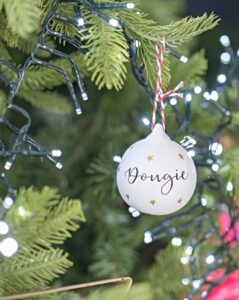 Calligraphy - Christmas bauble