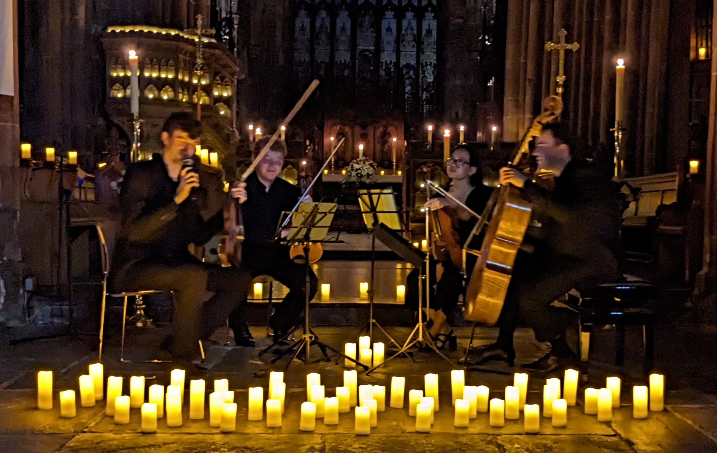 Egerton strings concert St Mary's Church Queen and ABBA