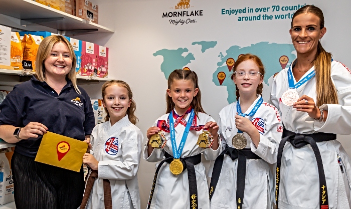 Mornflake backs karate club for European Championships 1