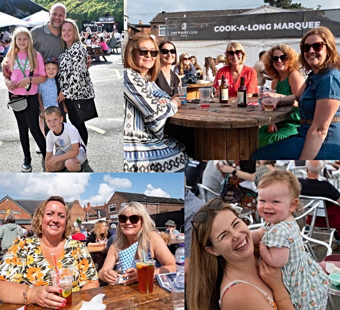 happy visitors to Nantwich Food Festival