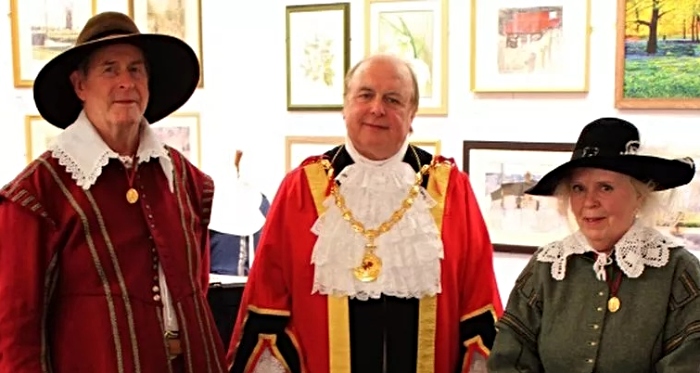 Colin Bisset (left) at Nantwich Museum (1)