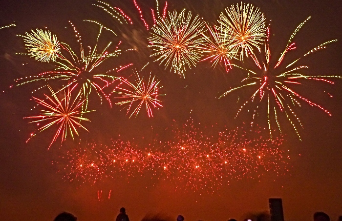 Fireworks display - Spooktacular