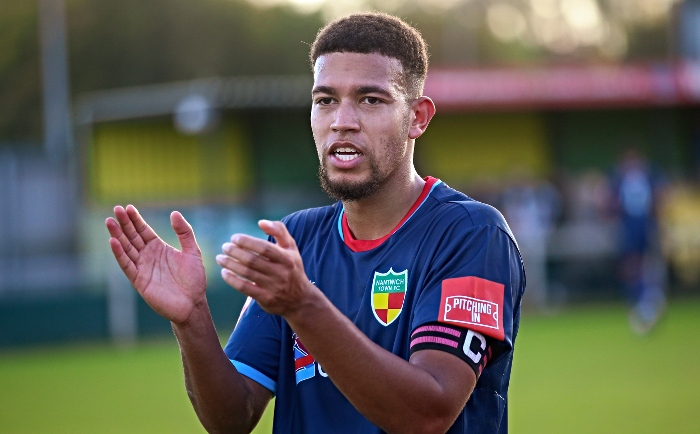 Full-time - Dabbers captain Troy Bourne thanks the fans (1)